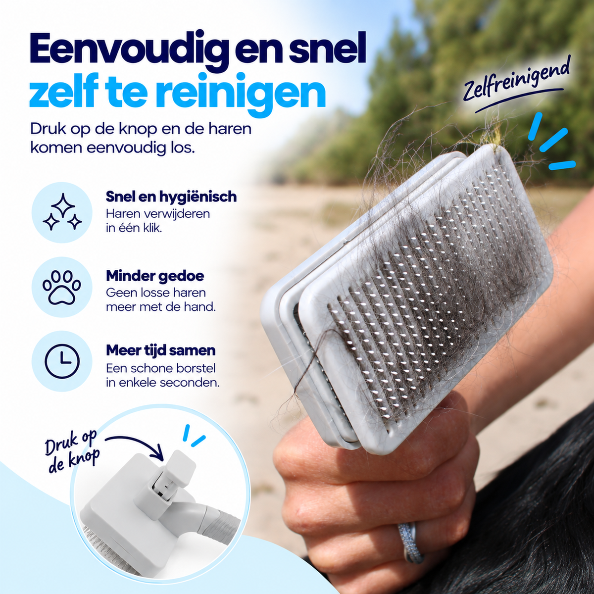 Slickerborstel voor Hond en Kat