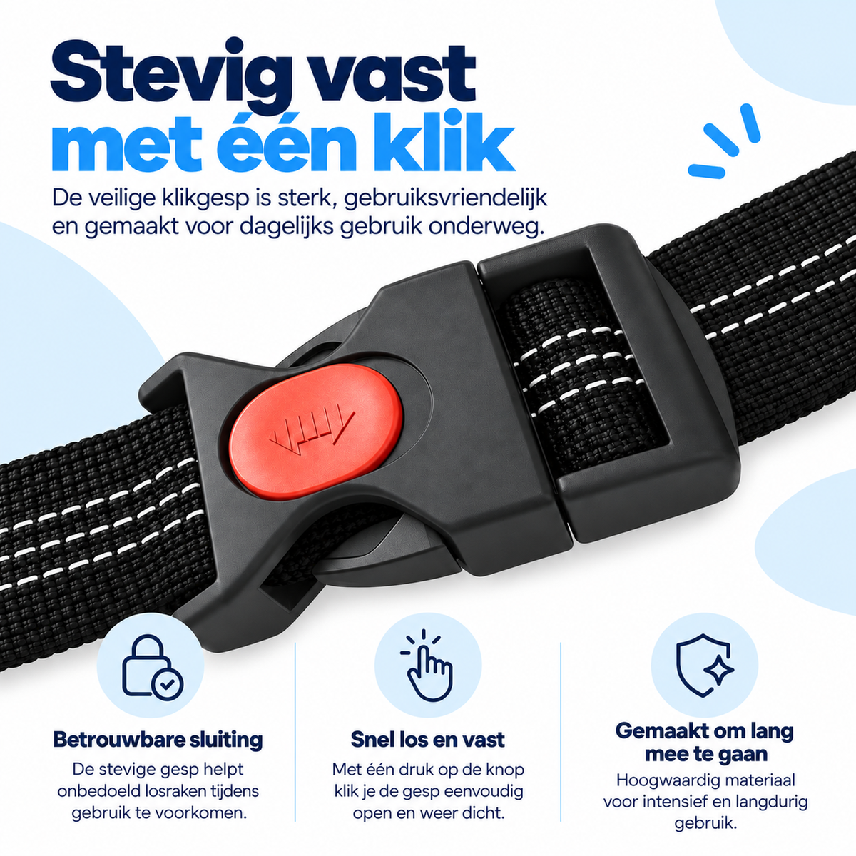 Autogordel Hond 3-in-1