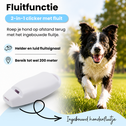 Clickertrainer met Fluit voor Honden