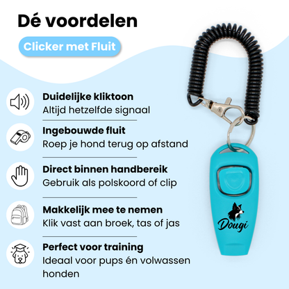 Clickertrainer met Fluit voor Honden
