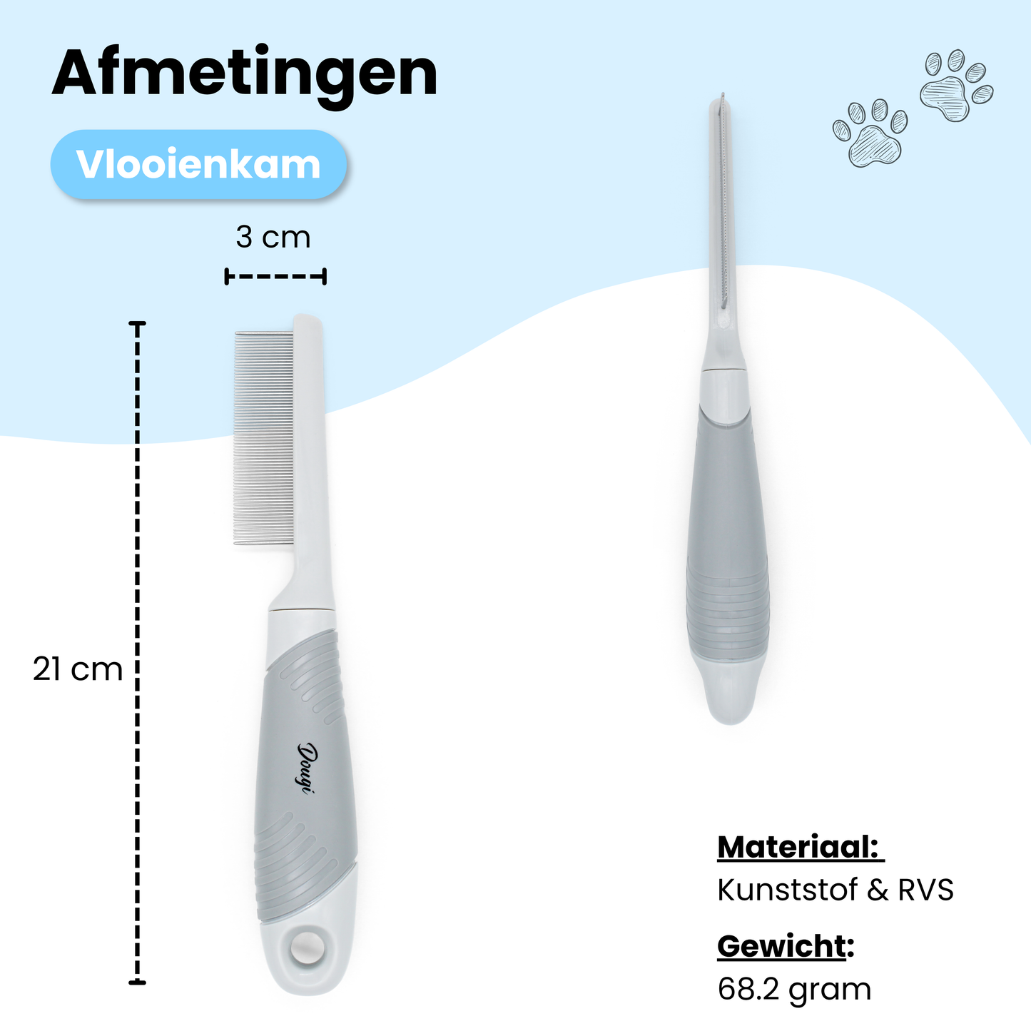Vlooienkam voor Hond en Kat