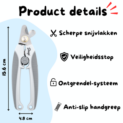 Nagelknipper voor Honden, Katten en Knaagdieren met Veiligheidsstop