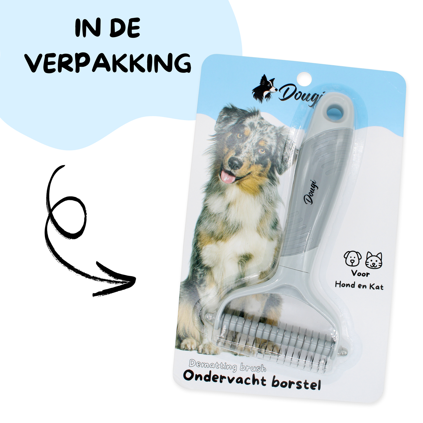 Dougi Ondervachtkam – Ontklit voor Hond en Kat